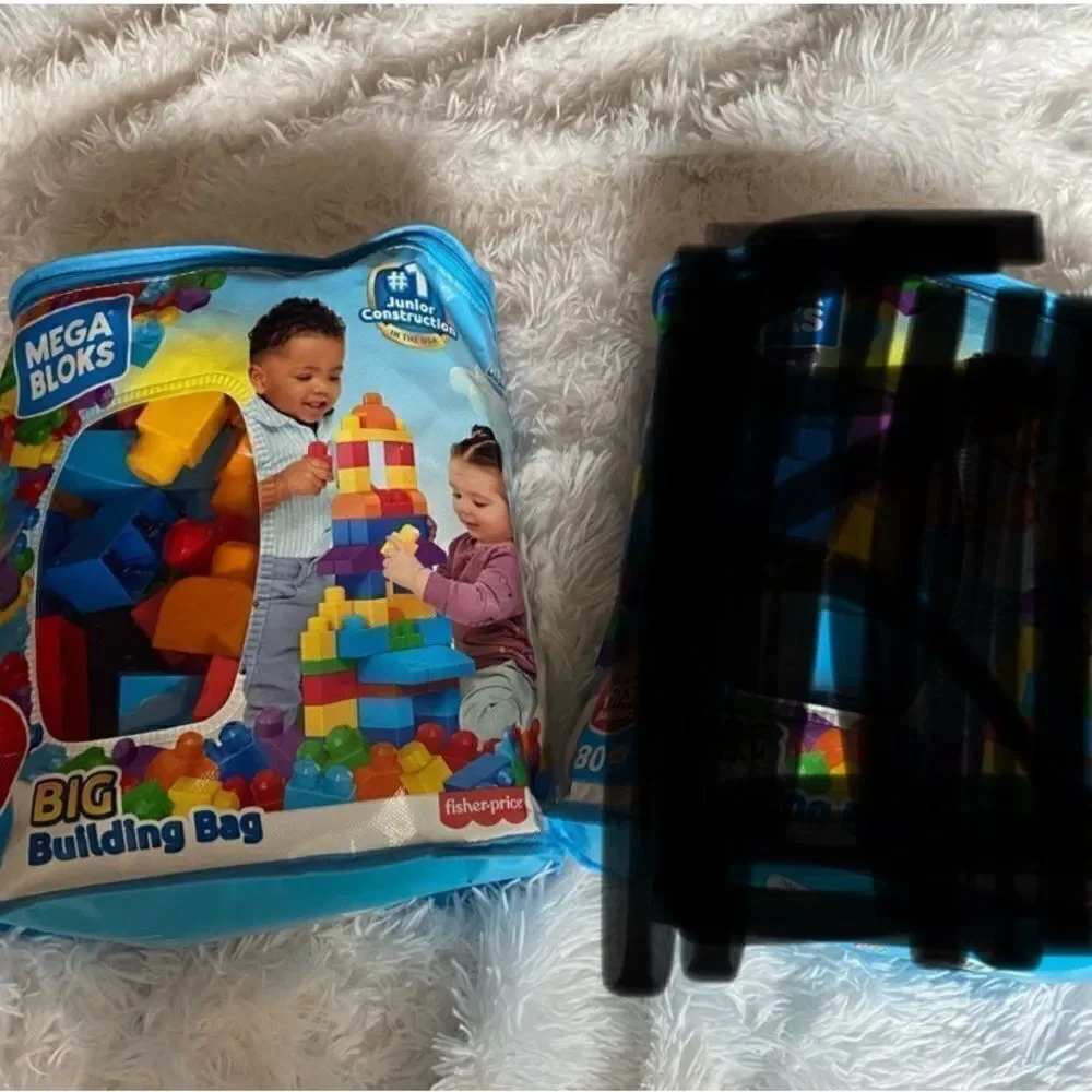 *NWOT* (1) Fisher Price Mega Blocks First Builders Big Building Bag 80 Pieces